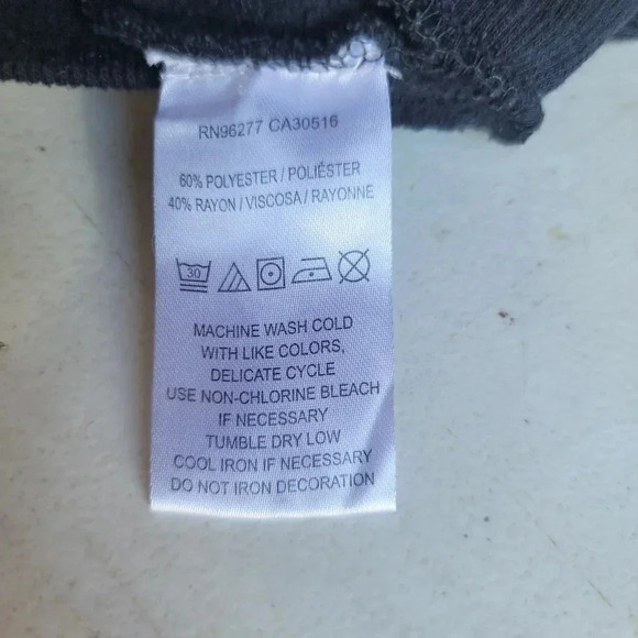 VANS OFF THE WALL Women's 1966 Pull Over Hoodie Sweatshirt Black White S Small - Picture 7 of 8